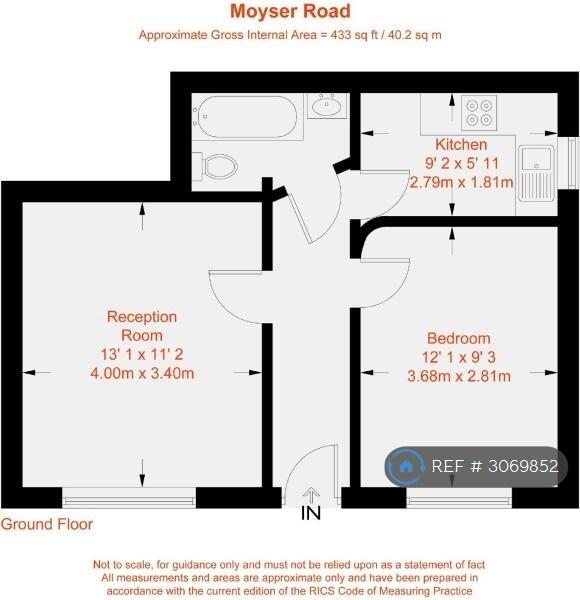 Moyser Road, London, SW16 floorplan