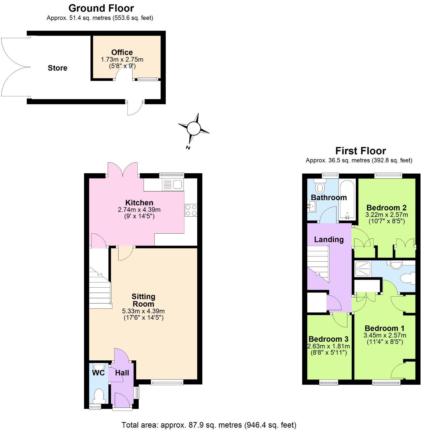 Coopers Close, Littleworth, OX33 floorplan