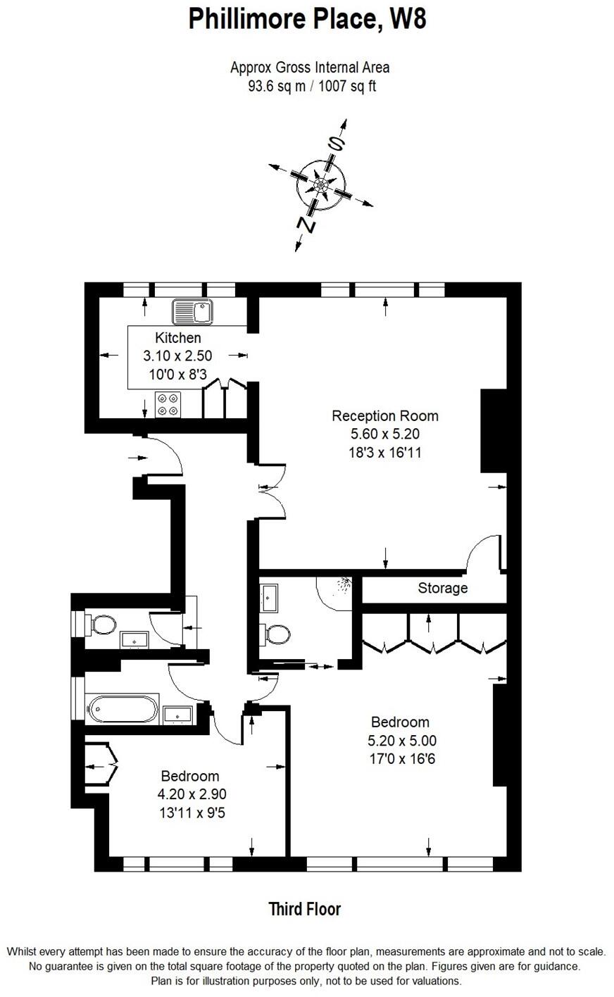 Phillimore Place, London, W8 floorplan