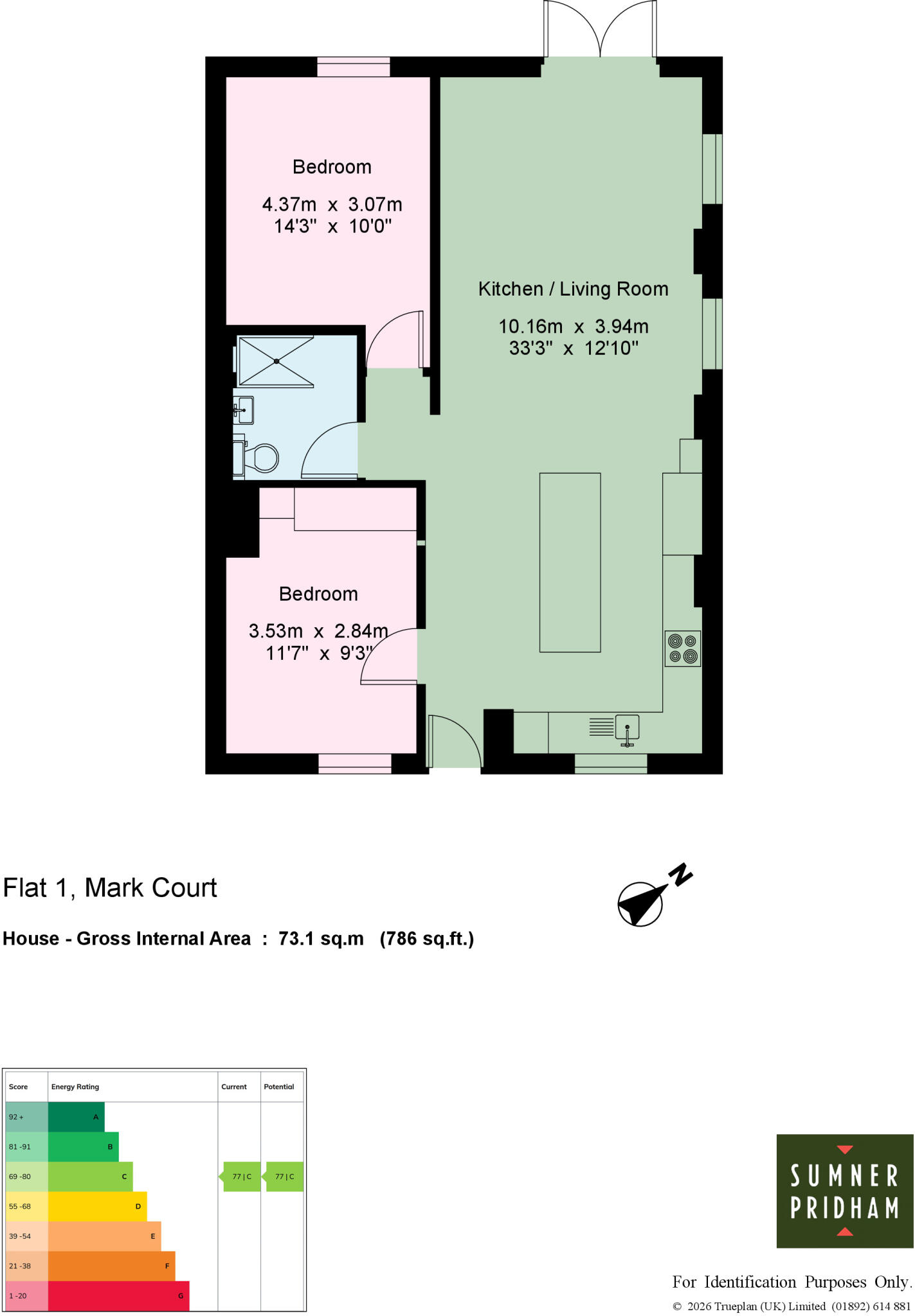 Mark Court, Frant Road floorplan