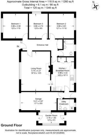 Maclins Close, South Molton, Devon, EX36 floorplan