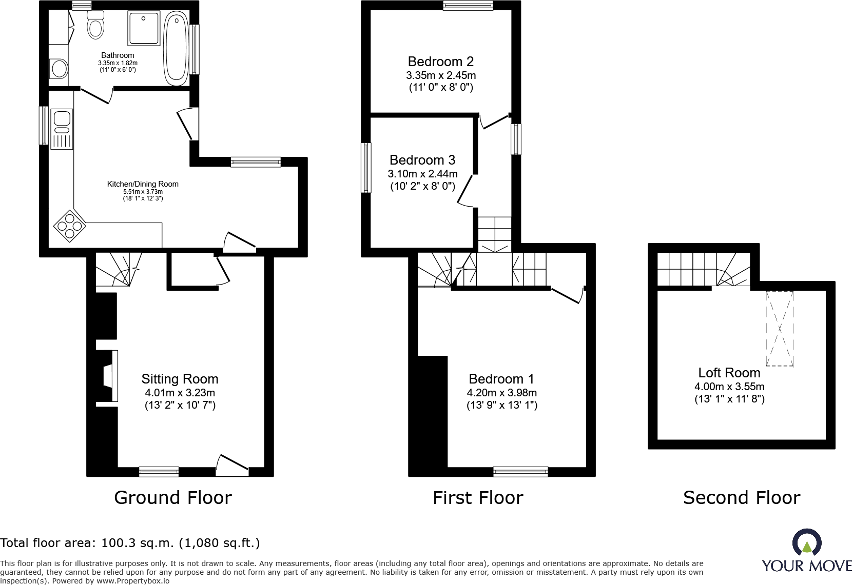 Castle Lane, Exmouth, Devon, EX8 floorplan