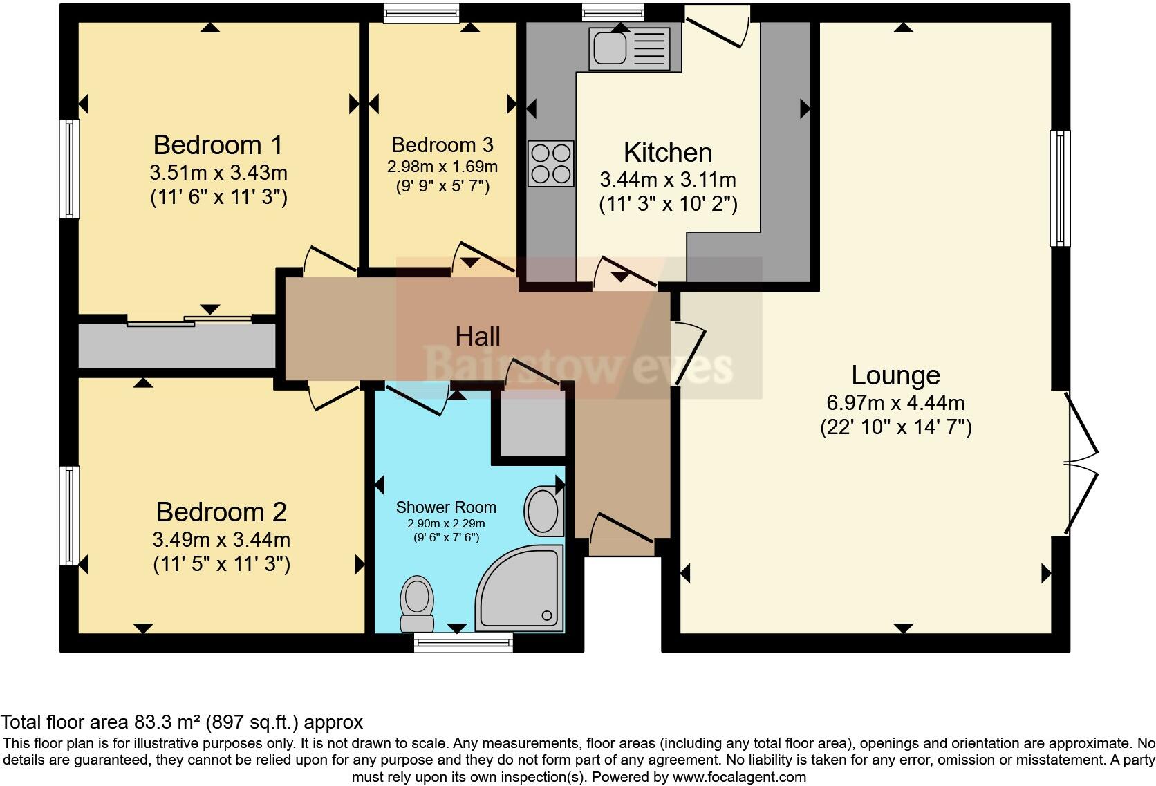 The Green, Huthwaite, Sutton-in-Ashfield, Nottinghamshire, NG17 floorplan