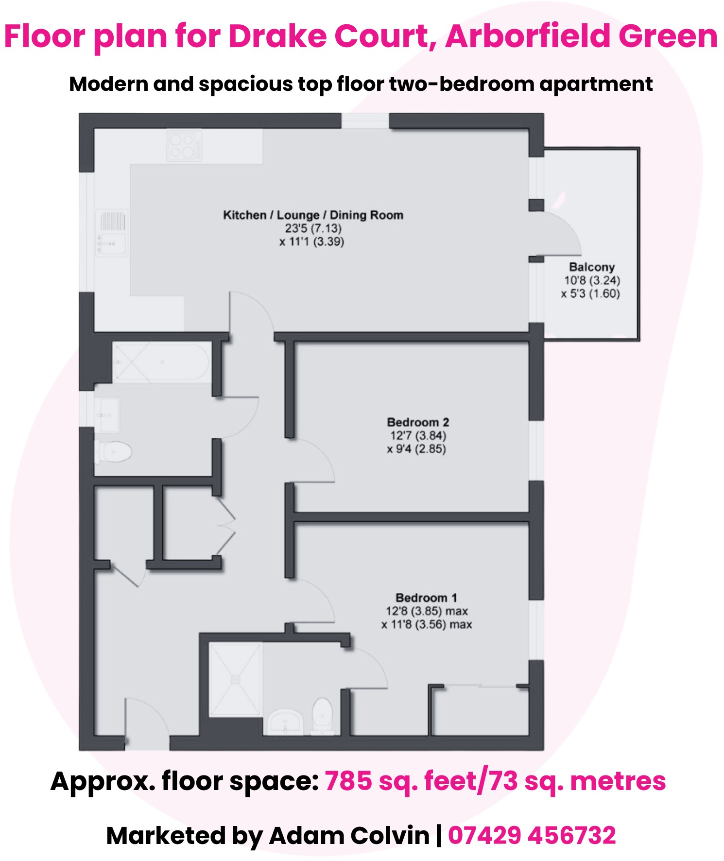 Drake Court, Shelduck Drive, Arborfield Green, RG2 9WU floorplan