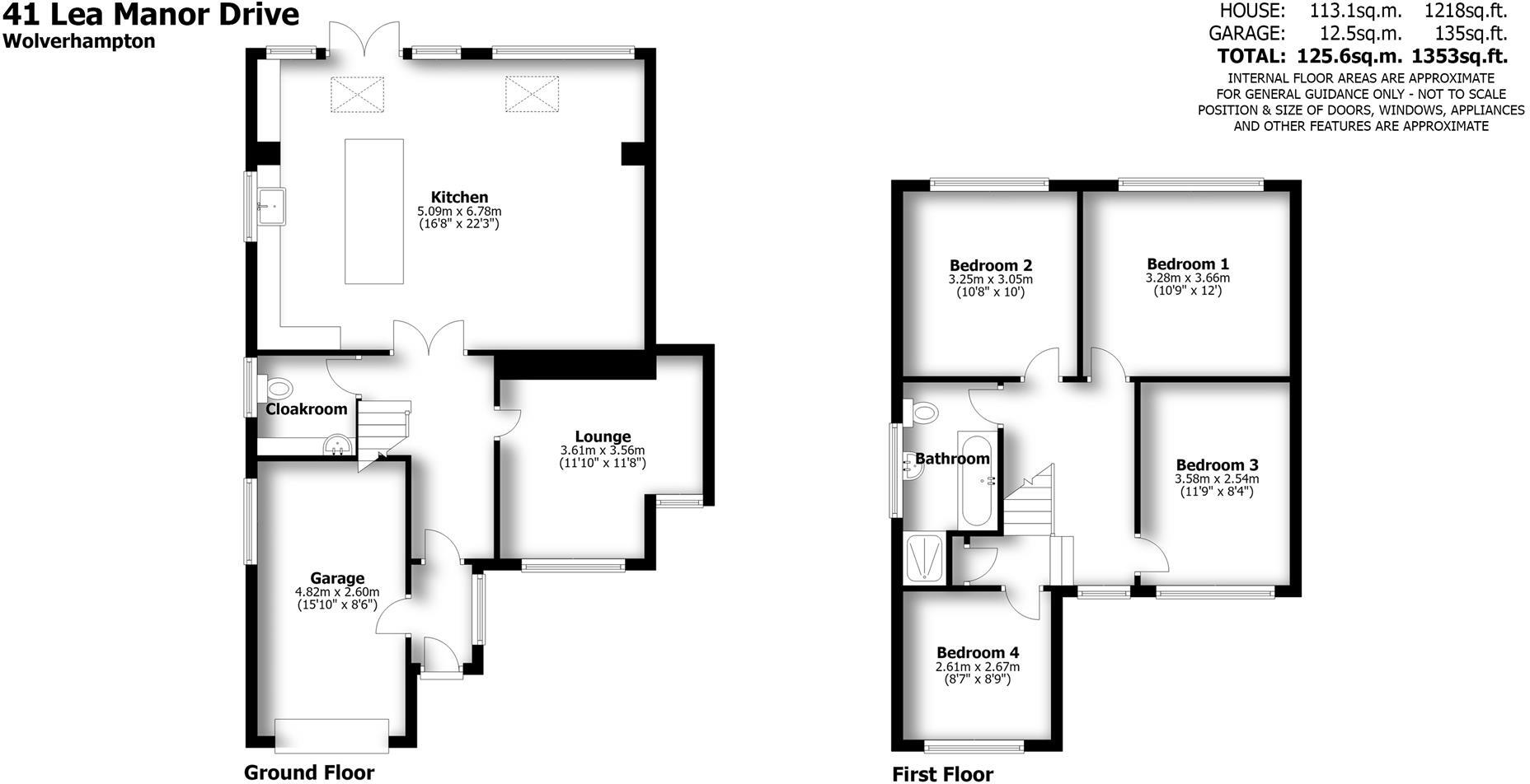 Lea Manor Drive, Wolverhampton floorplan