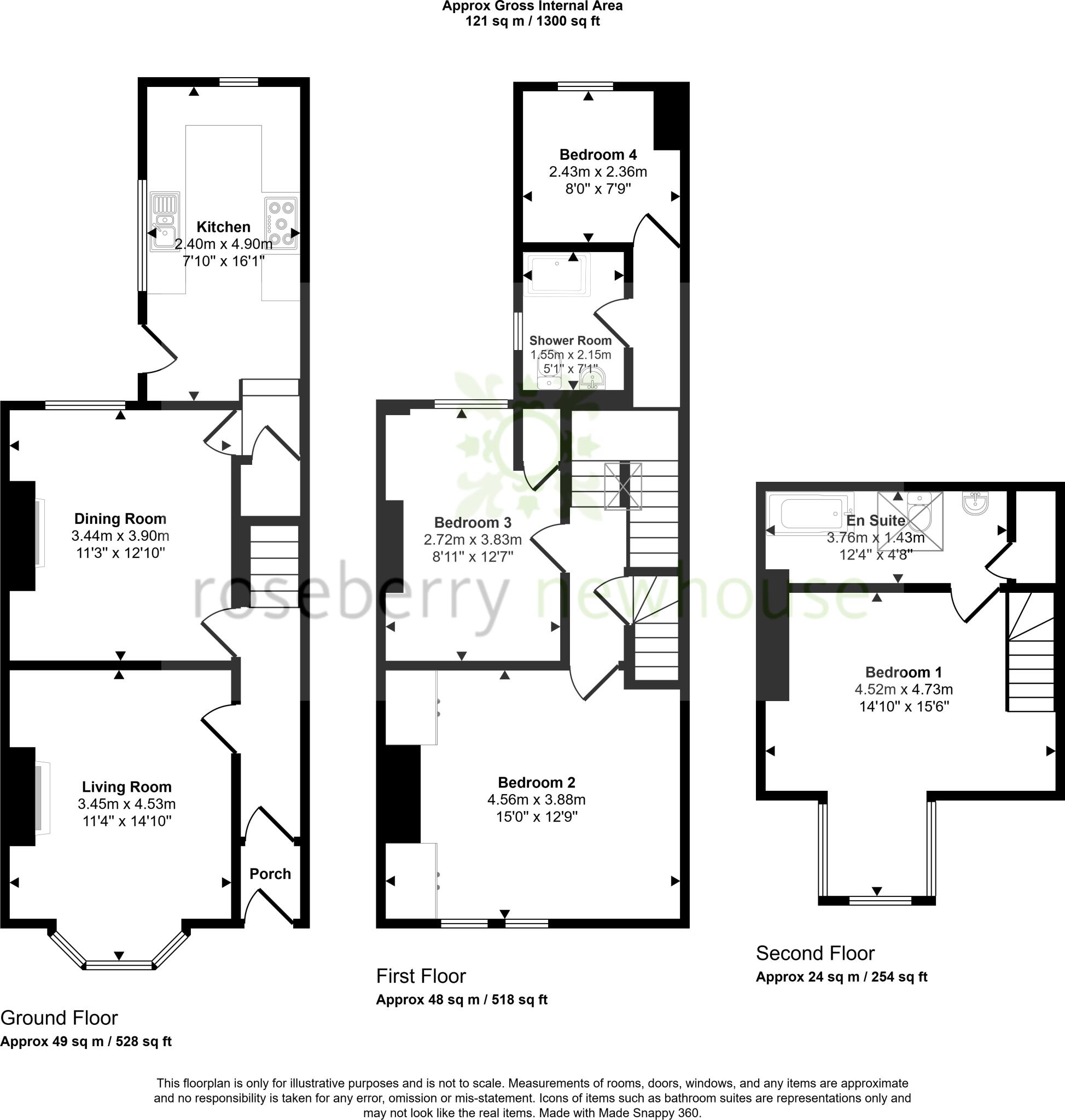 Coronation Terrace, Guisborough, North Yorkshire floorplan