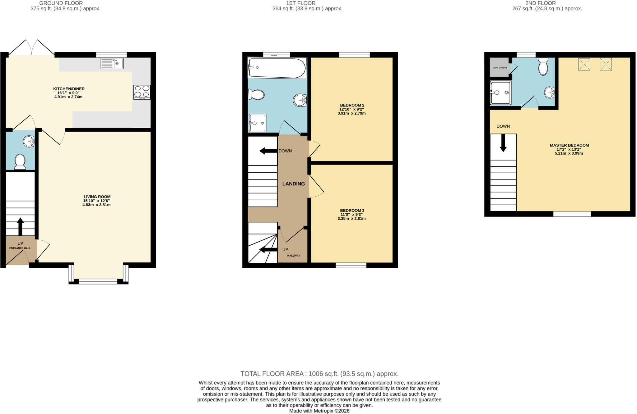 41, Taylor Crescent, Westward Ho, Bideford, Devon, EX39 floorplan