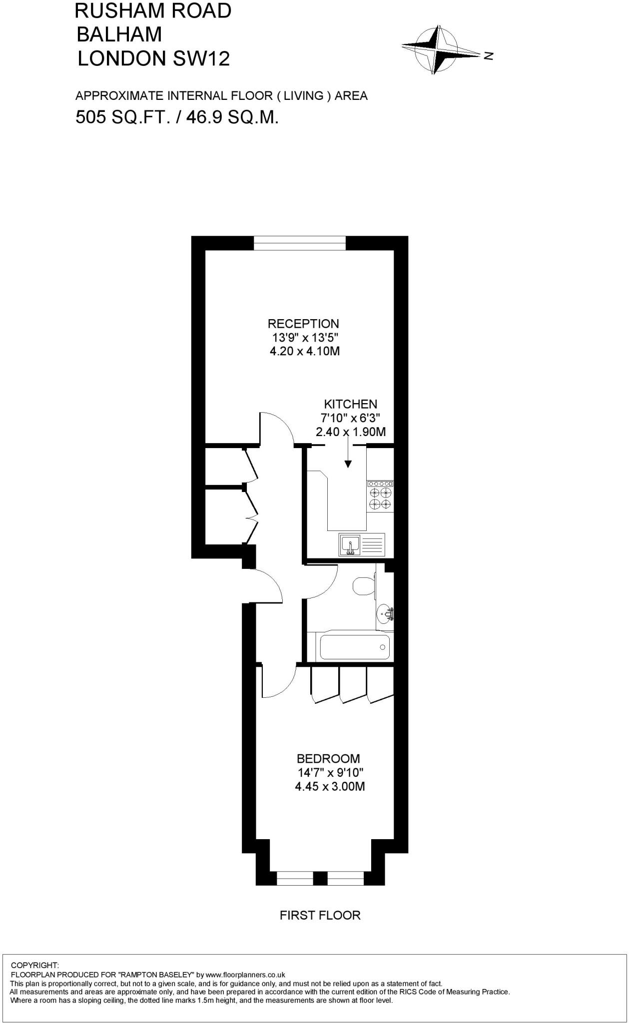 Rusham Road, SW12 floorplan