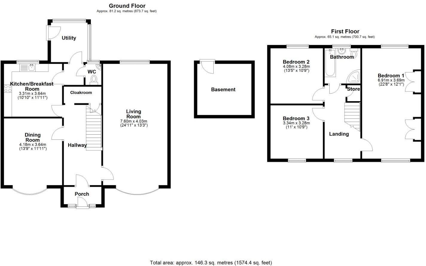 Llwyn Gwladys, Llangynwyd Village, CF34 9SE floorplan