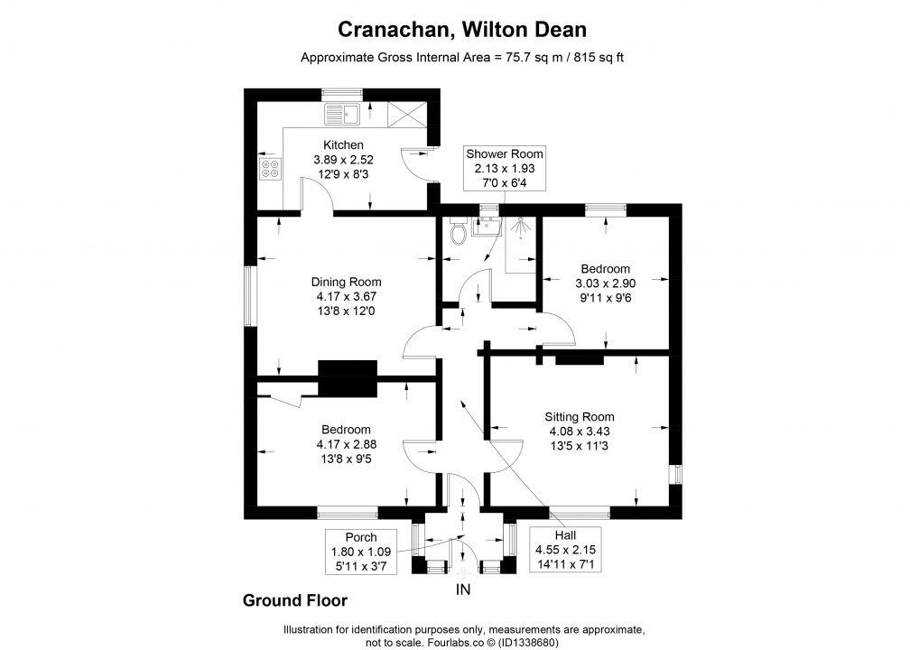 Cranachan, Wilton Dean, Hawick, TD9 7HZ floorplan