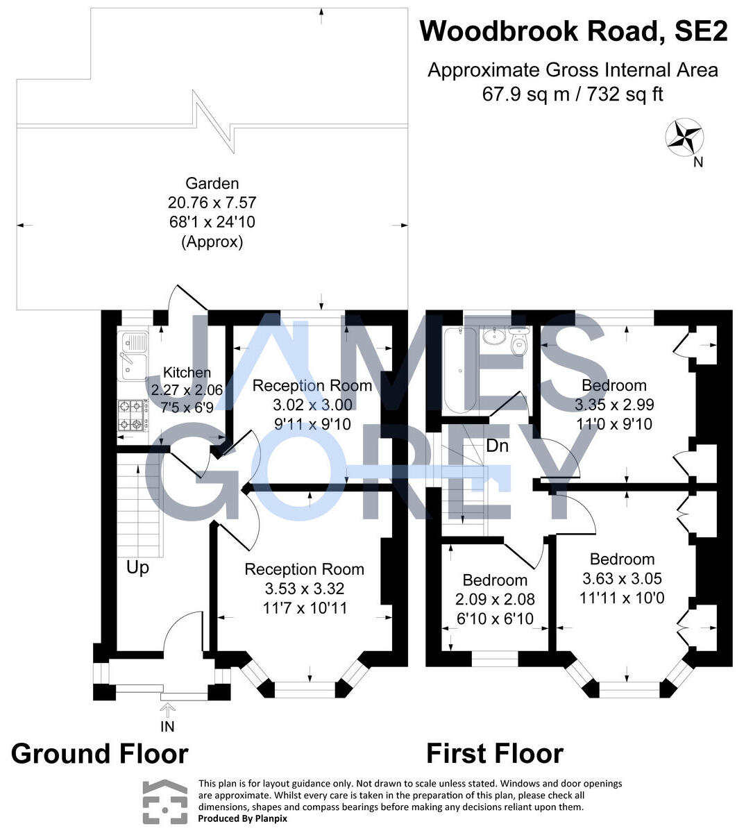 Woodbrook Road, Abbey Wood, SE2 0PA floorplan
