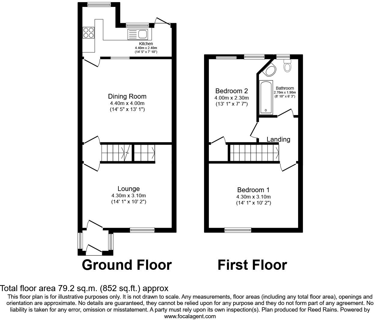 Brownside Road, Burnley, Lancashire, BB10 floorplan