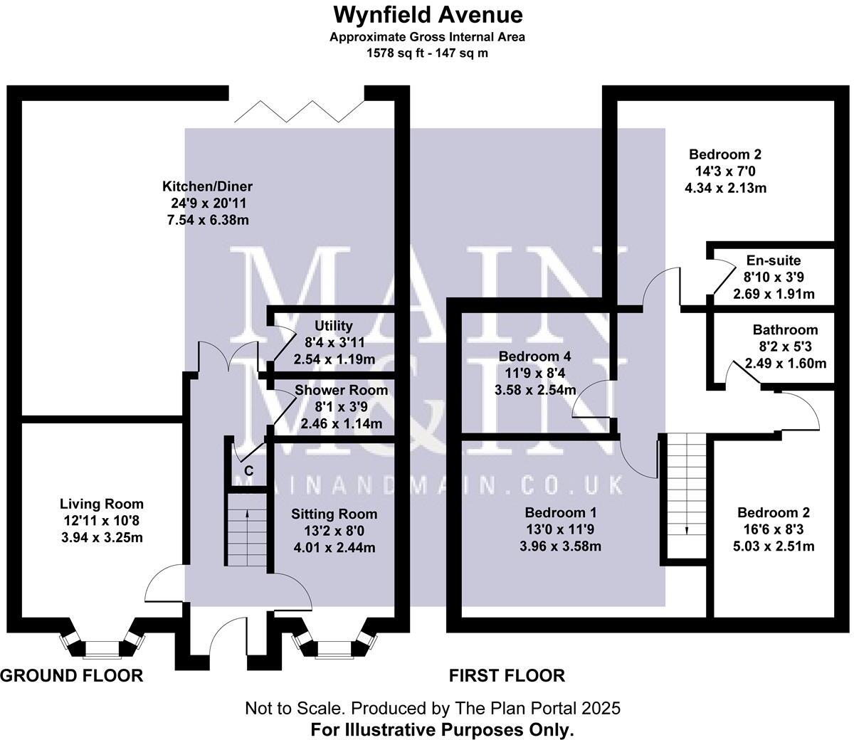 Wynfield Avenue, Wythenshawe floorplan