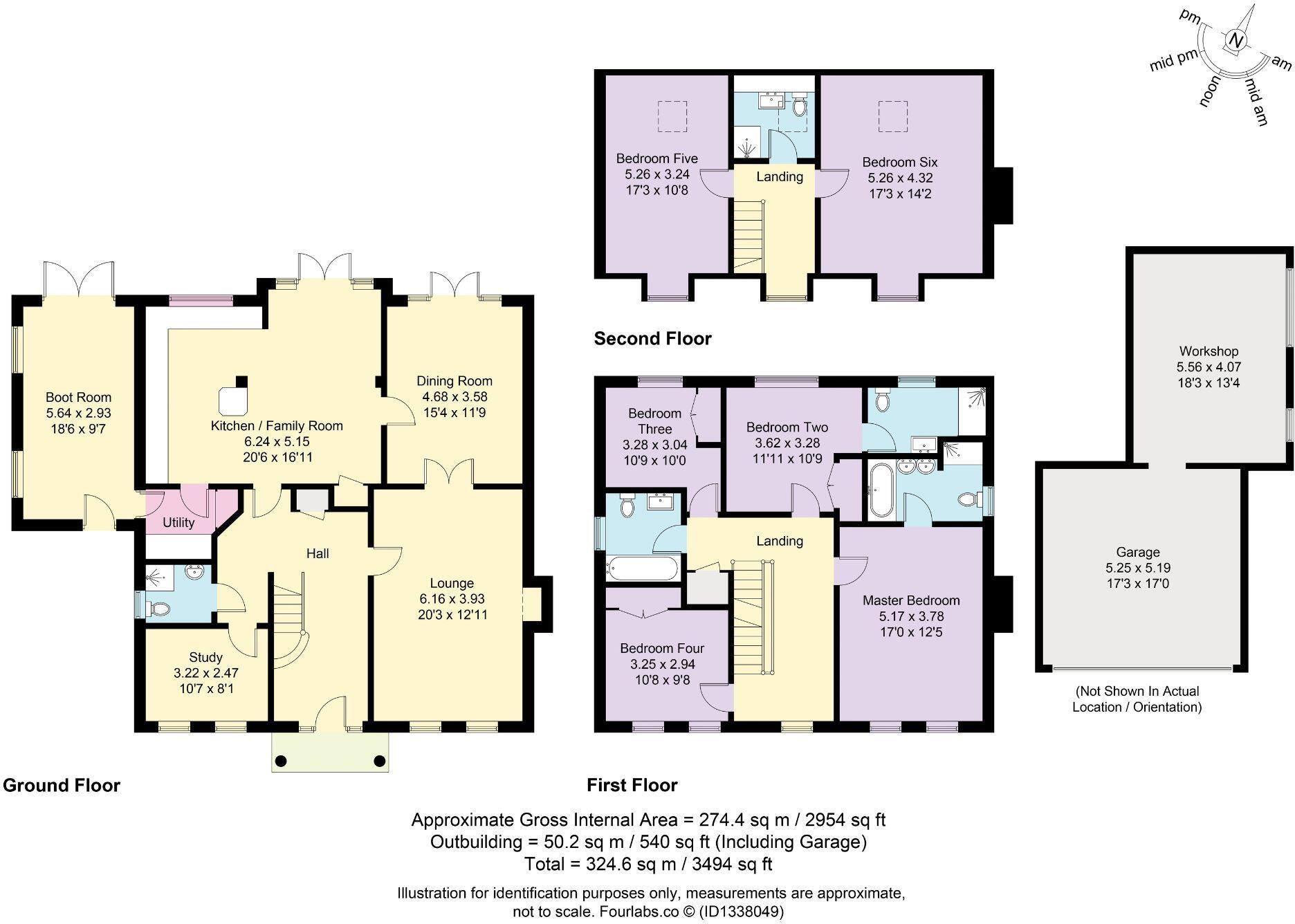 High Gables, 45c Green Lane, Lofthouse, Wakefield floorplan