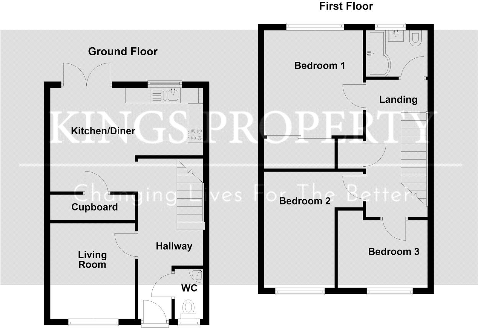 Foxglove Close, Witham, Essex, CM8 floorplan