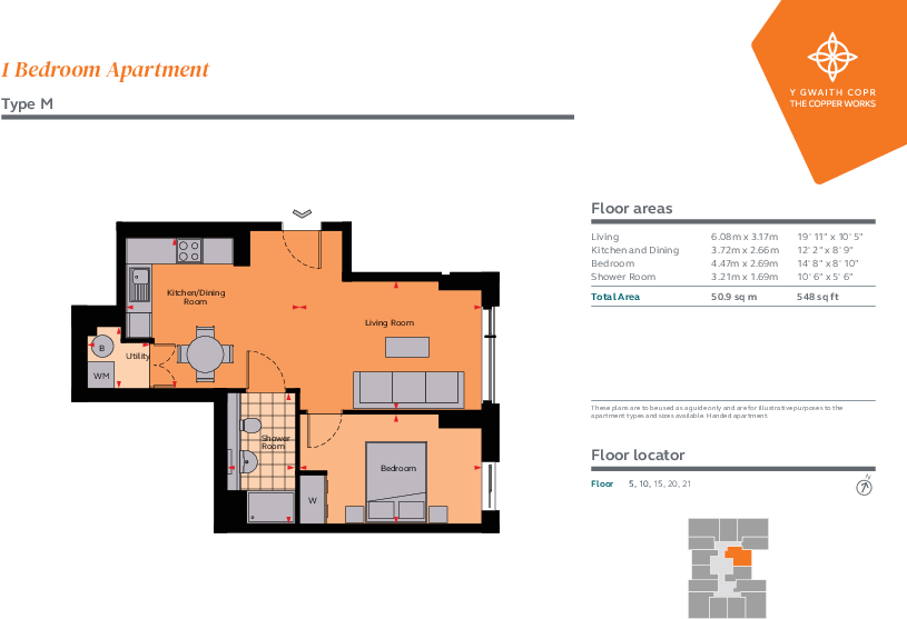The Copper Works, Cardiff Cardiff CF10 floorplan