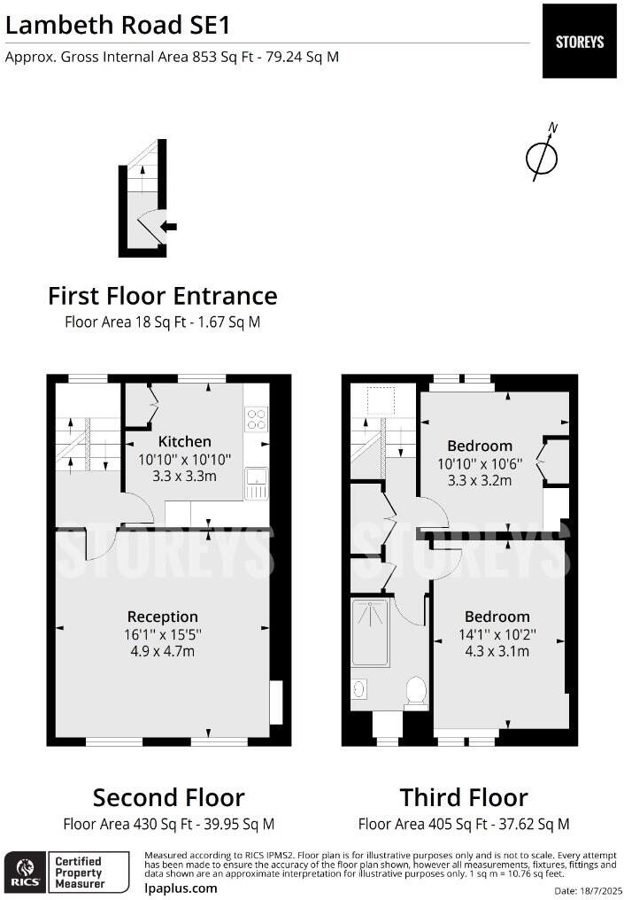 Lambeth Road, Lambeth, London SE1 floorplan