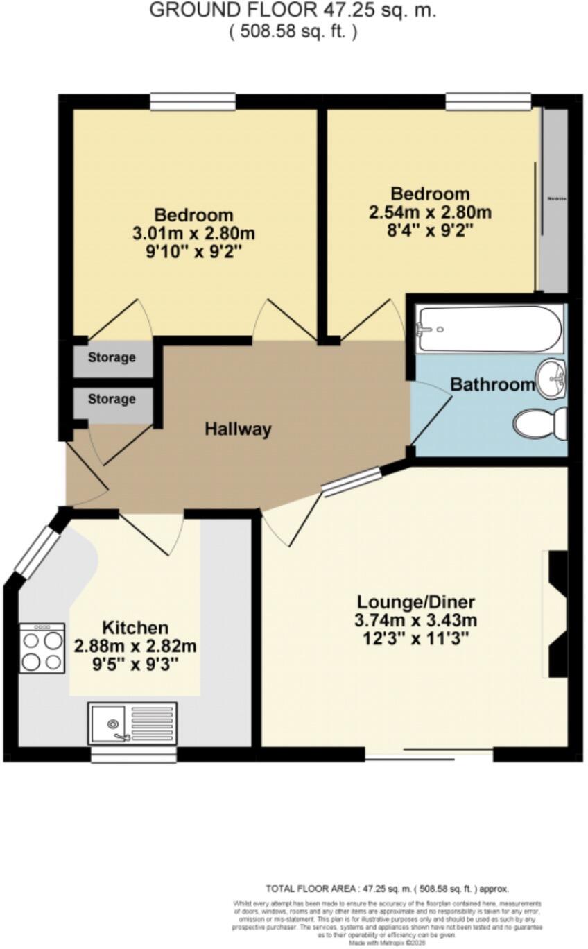 The Parade, Birchington, CT7 floorplan