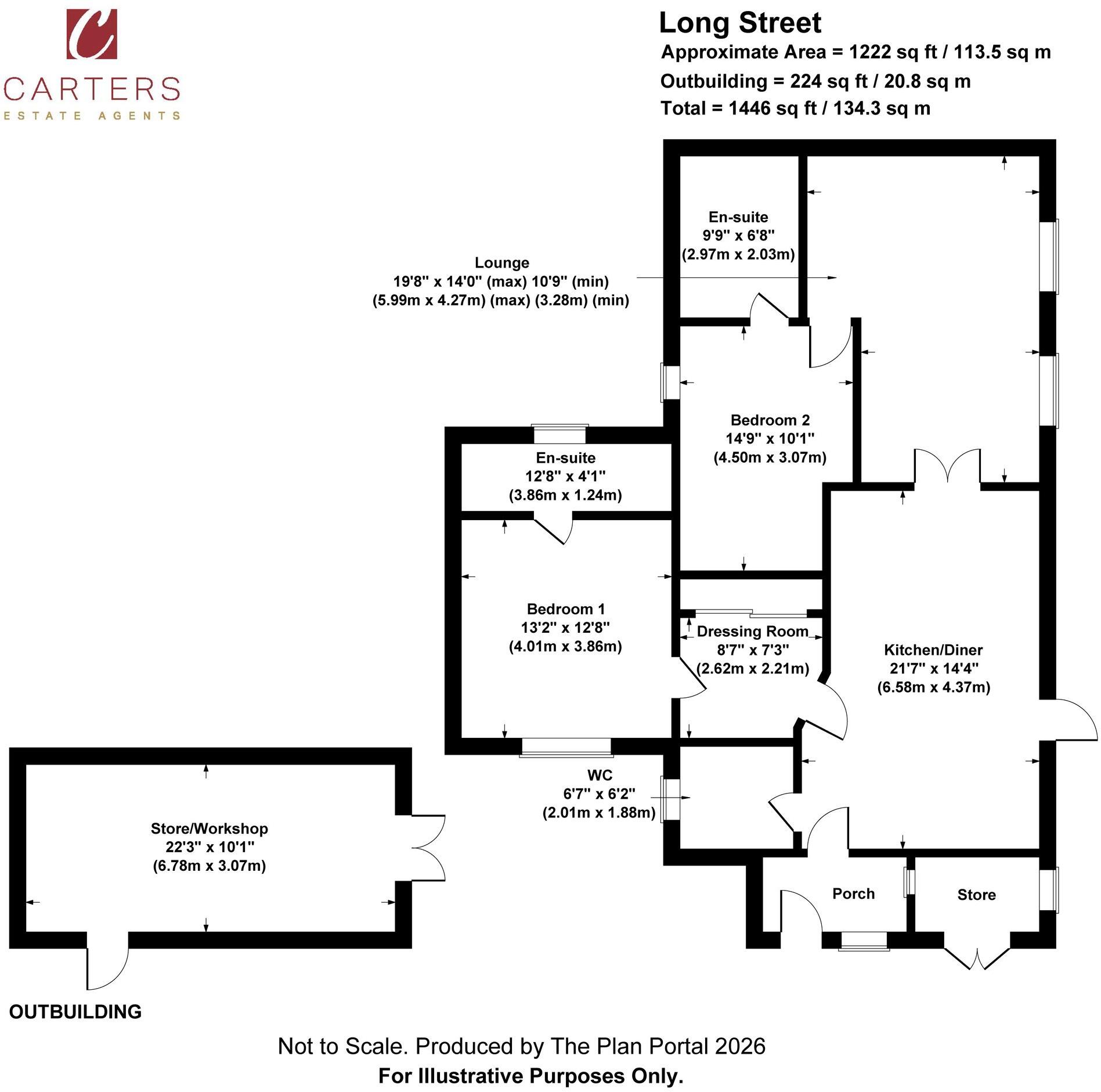 Long Street, Bulkington, CV12 floorplan