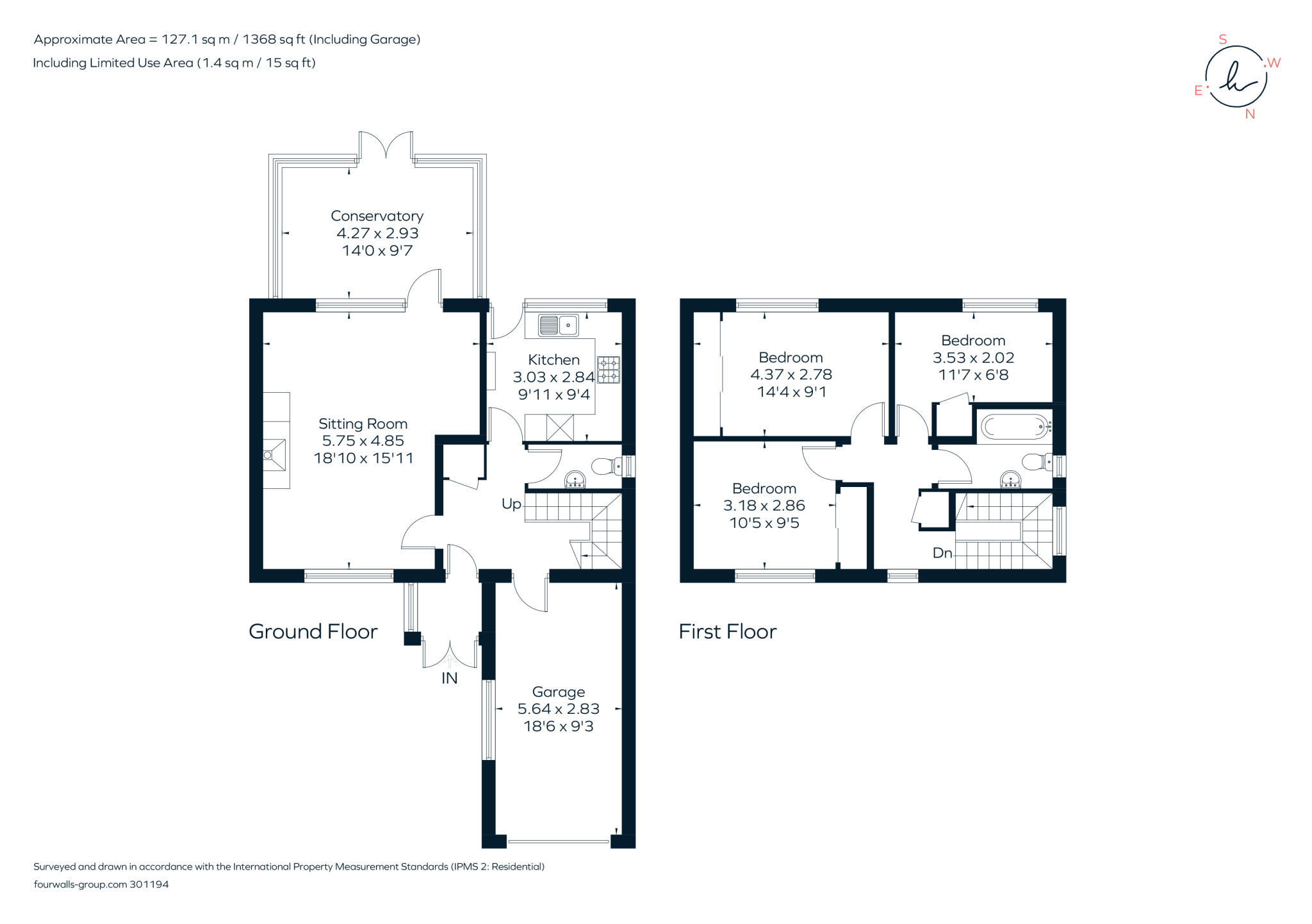 Fishersdene, Claygate KT10 floorplan
