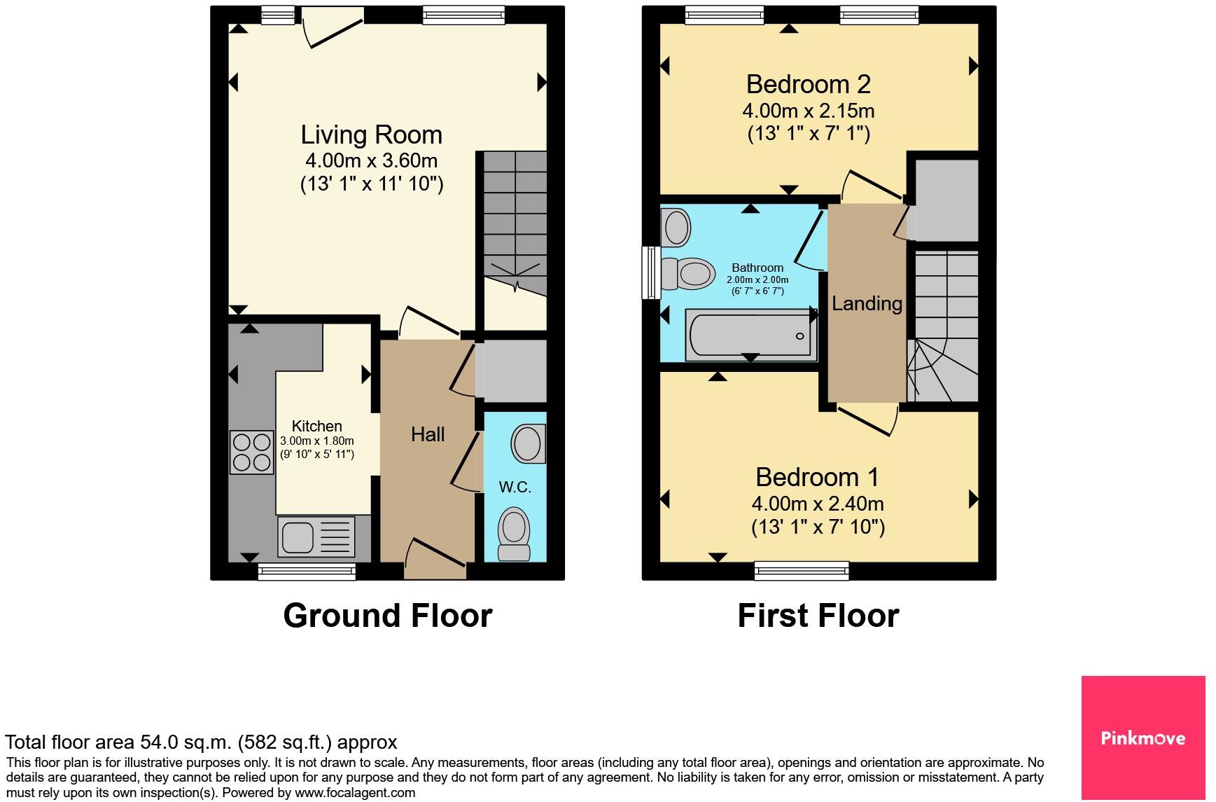 Llanvair Mews, Newport floorplan