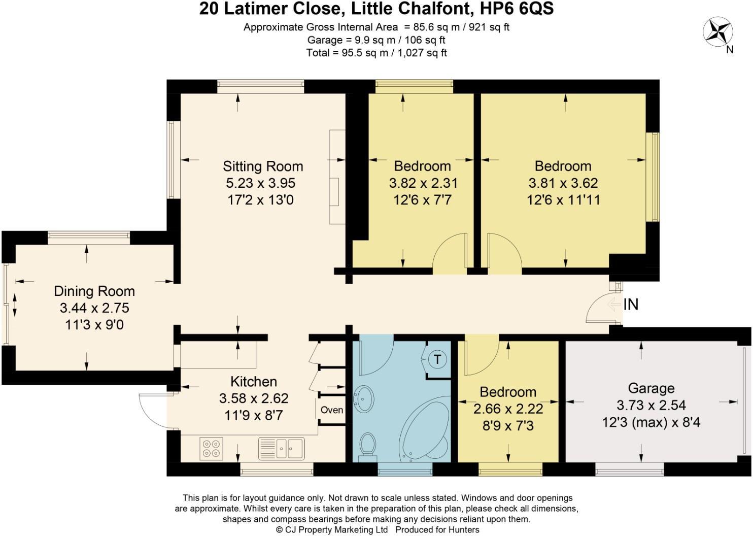 Latimer Close, Little Chalfont, Buckinghamshire, HP6 6QS floorplan
