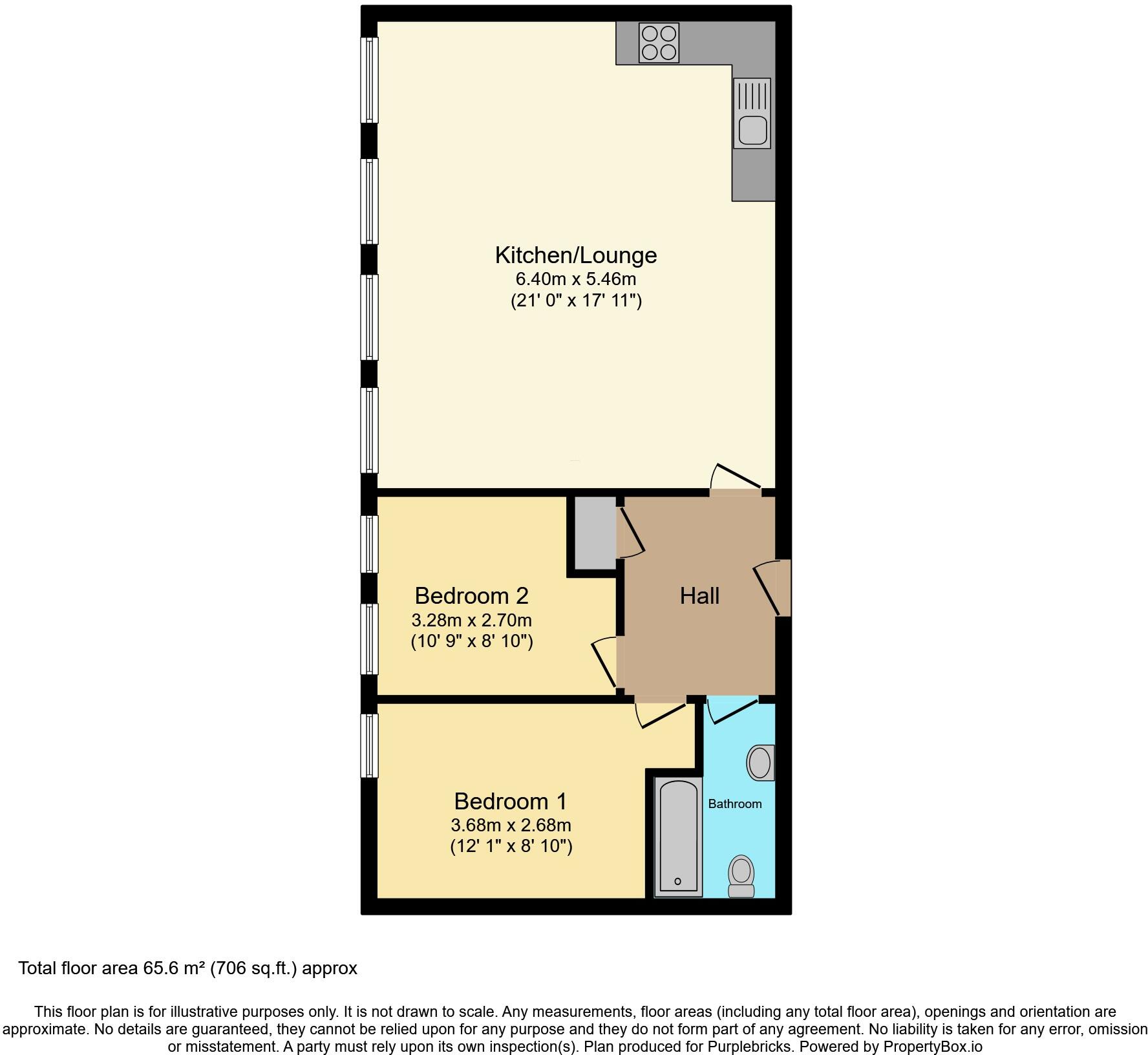 Castle Street, Taunton, TA1 floorplan