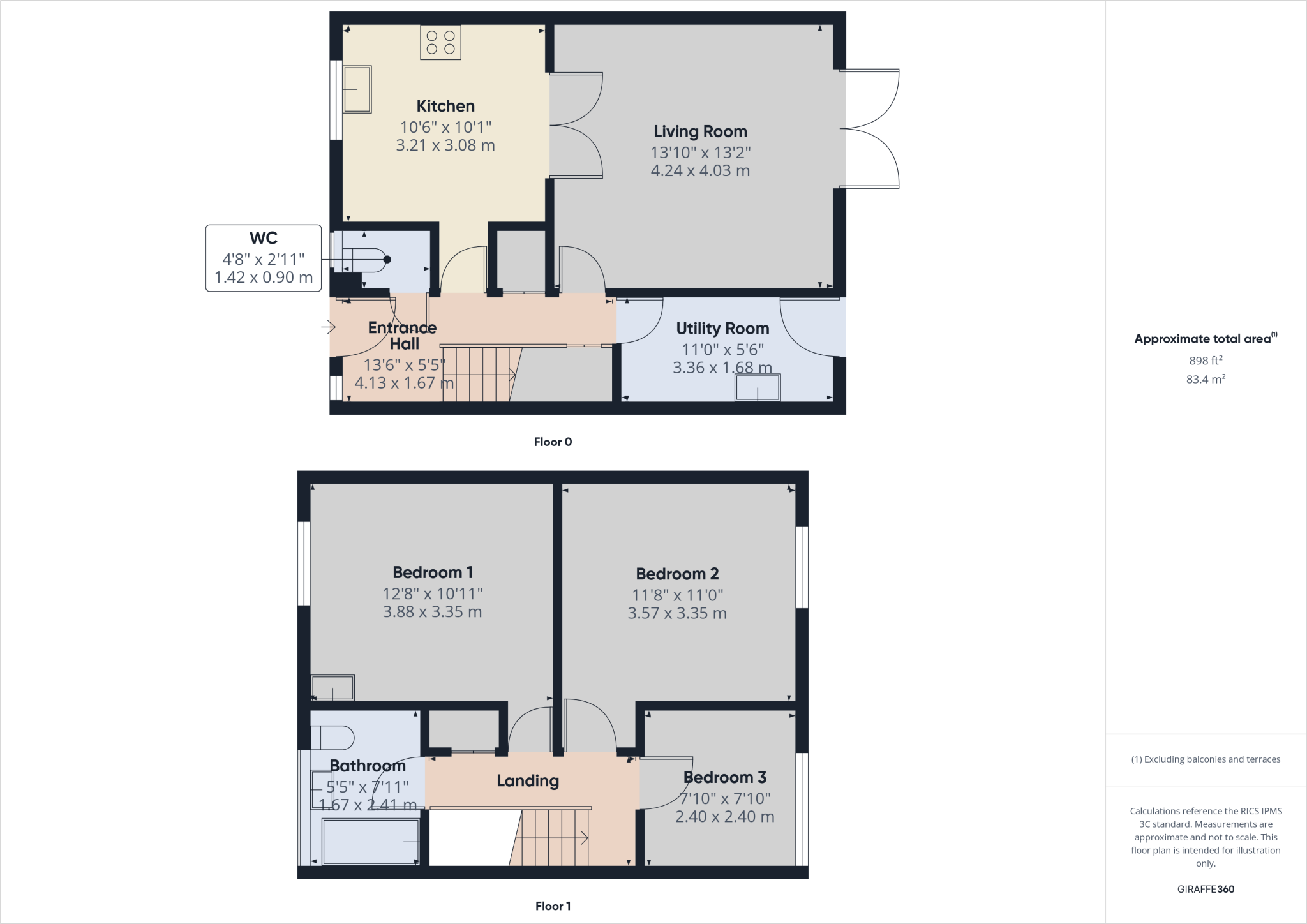 Kernow Crescent, Bude, Cornwall floorplan