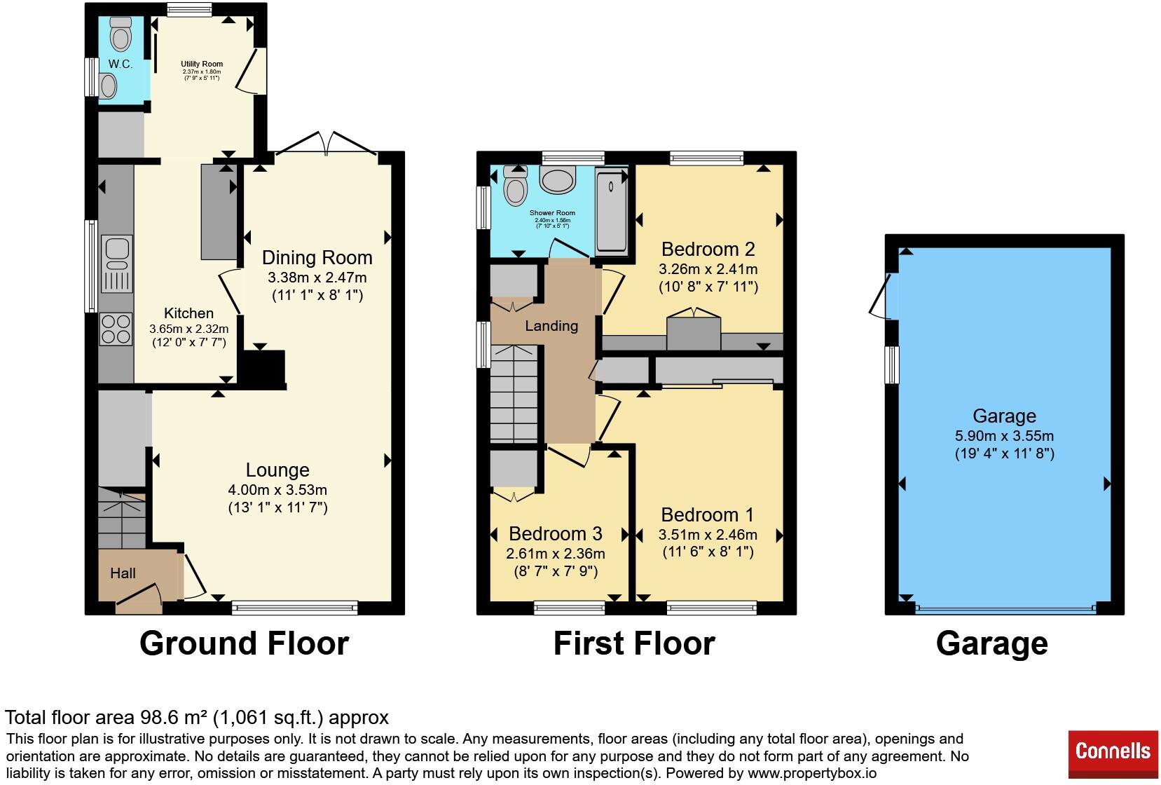 East Avenue, Grantham floorplan