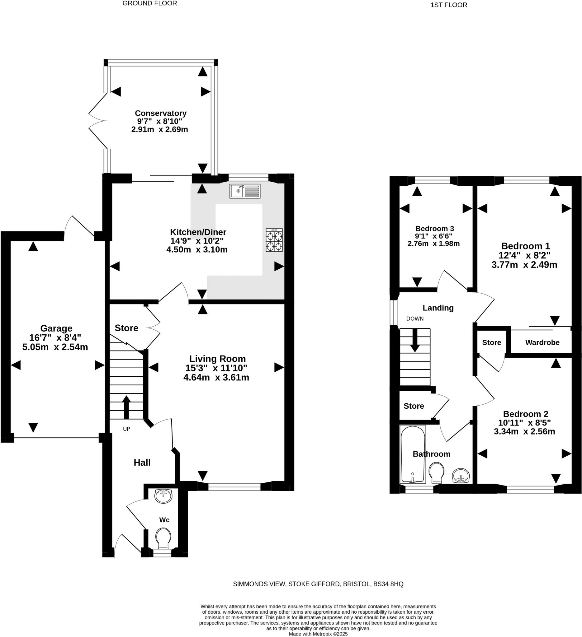 Simmonds View - Stoke Gifford floorplan