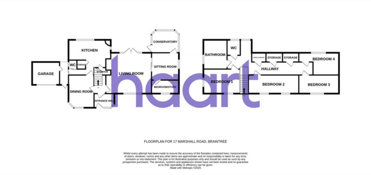 Marshalls Road, Braintree floorplan