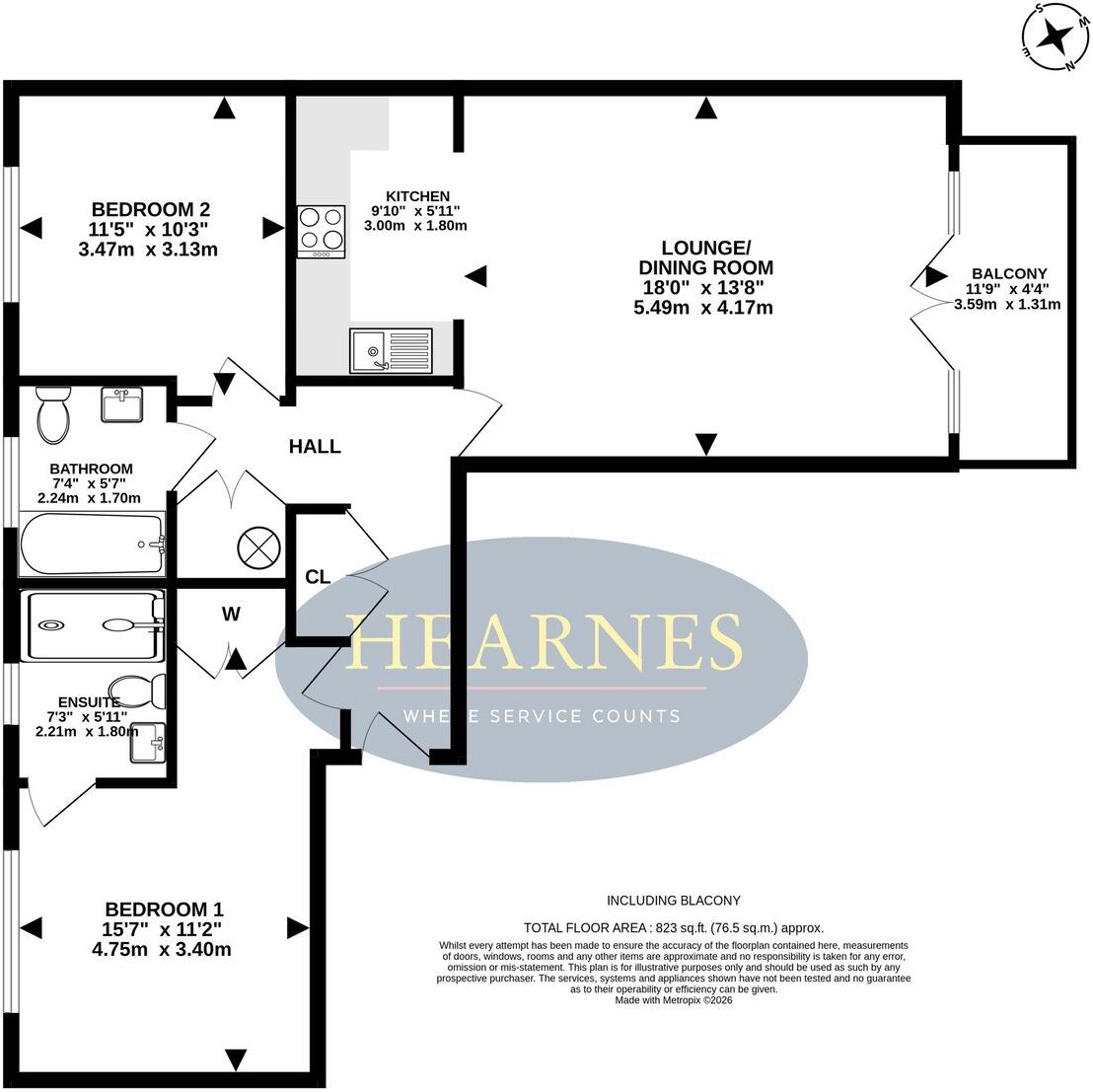 2 Avenel Way, Poole, BH15 floorplan
