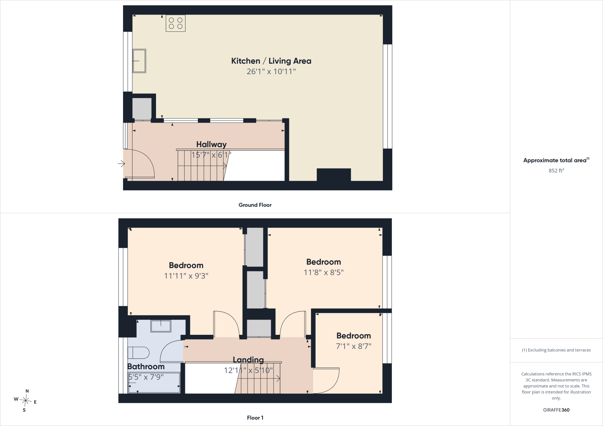 Spruce Grove, Darlington, County Durham floorplan
