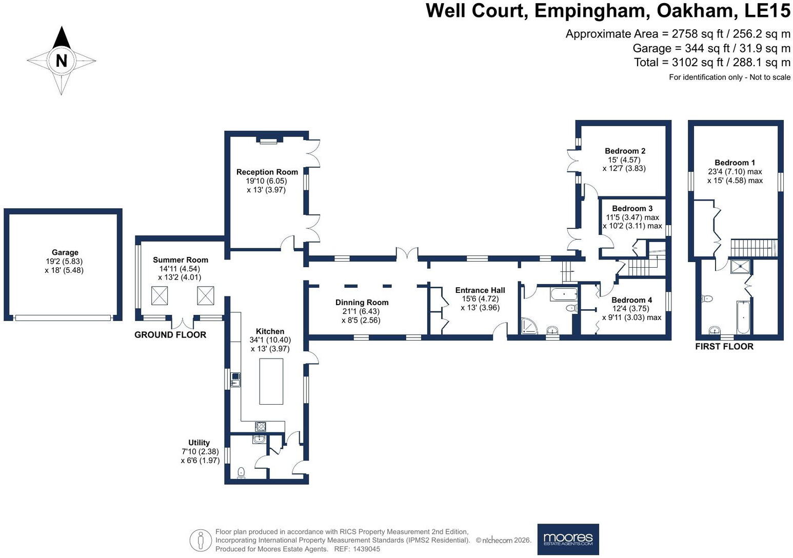 Well Court, Empingham floorplan