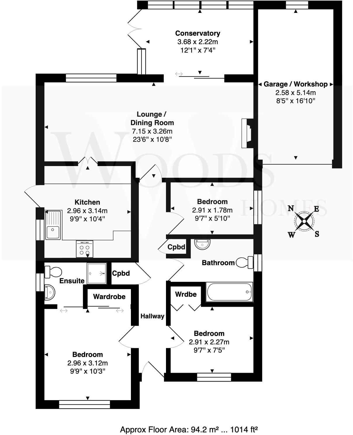 Belmont Close, Kingsteignton, Newton Abbot floorplan