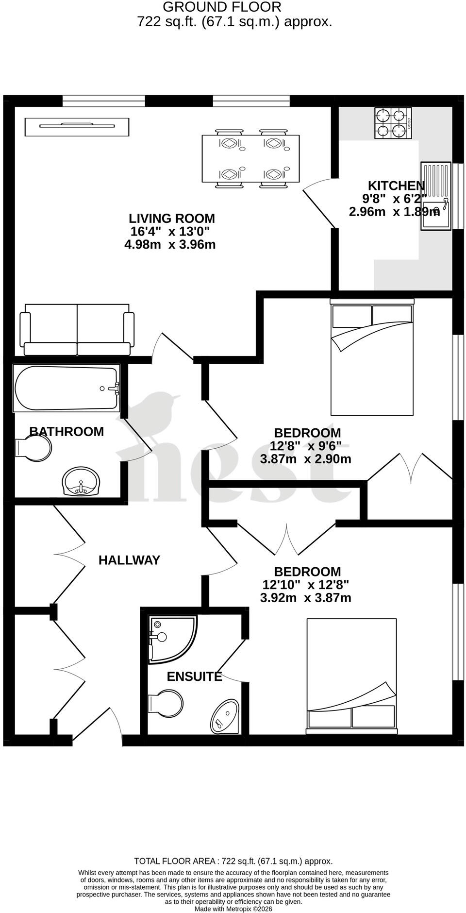 Percivale Road, Yeovil, Somerset floorplan