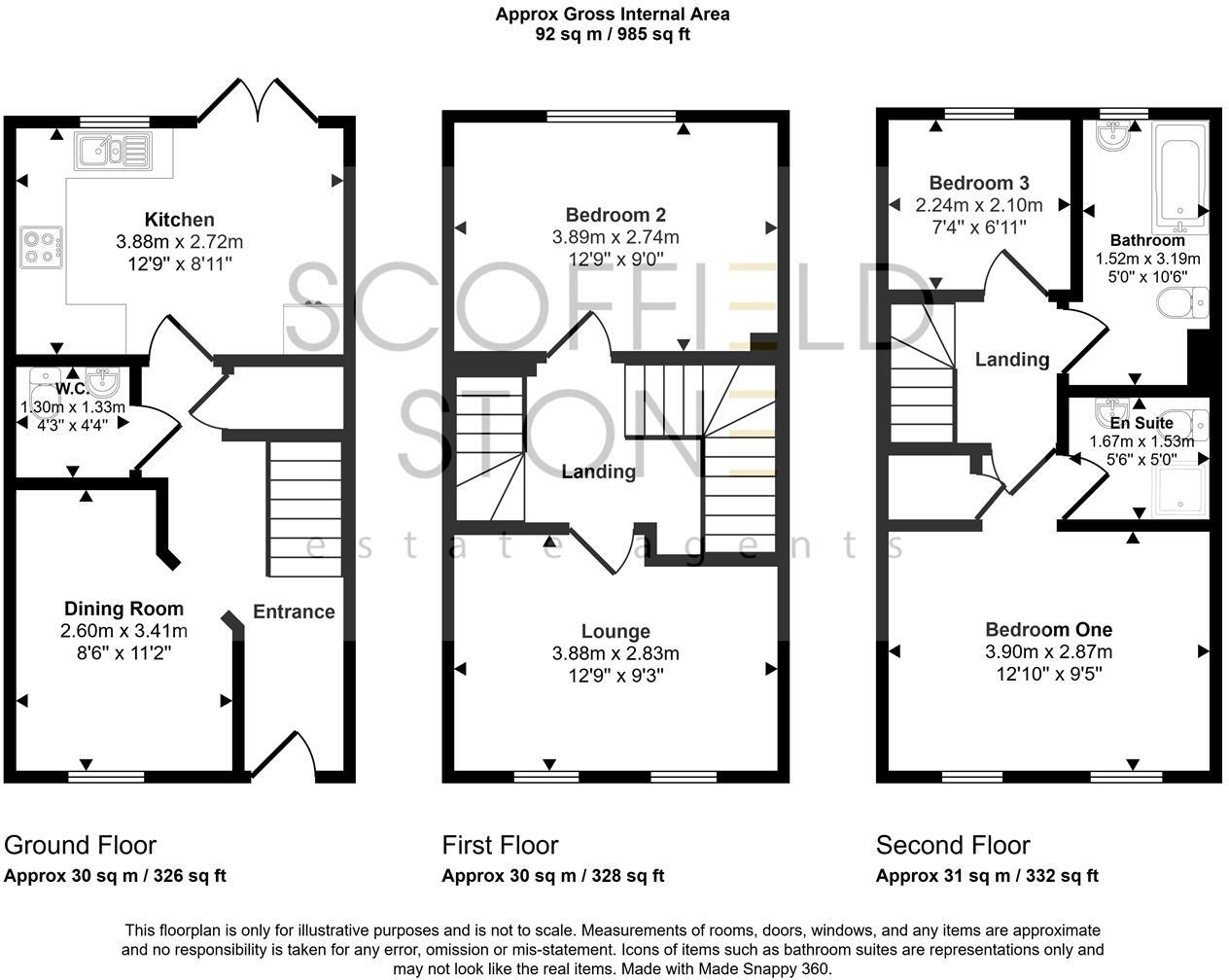Welland Road, Hilton floorplan