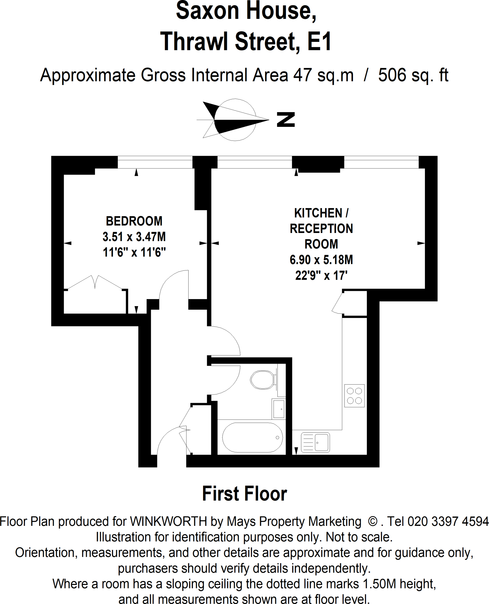 Thrawl Street, London, E1 floorplan