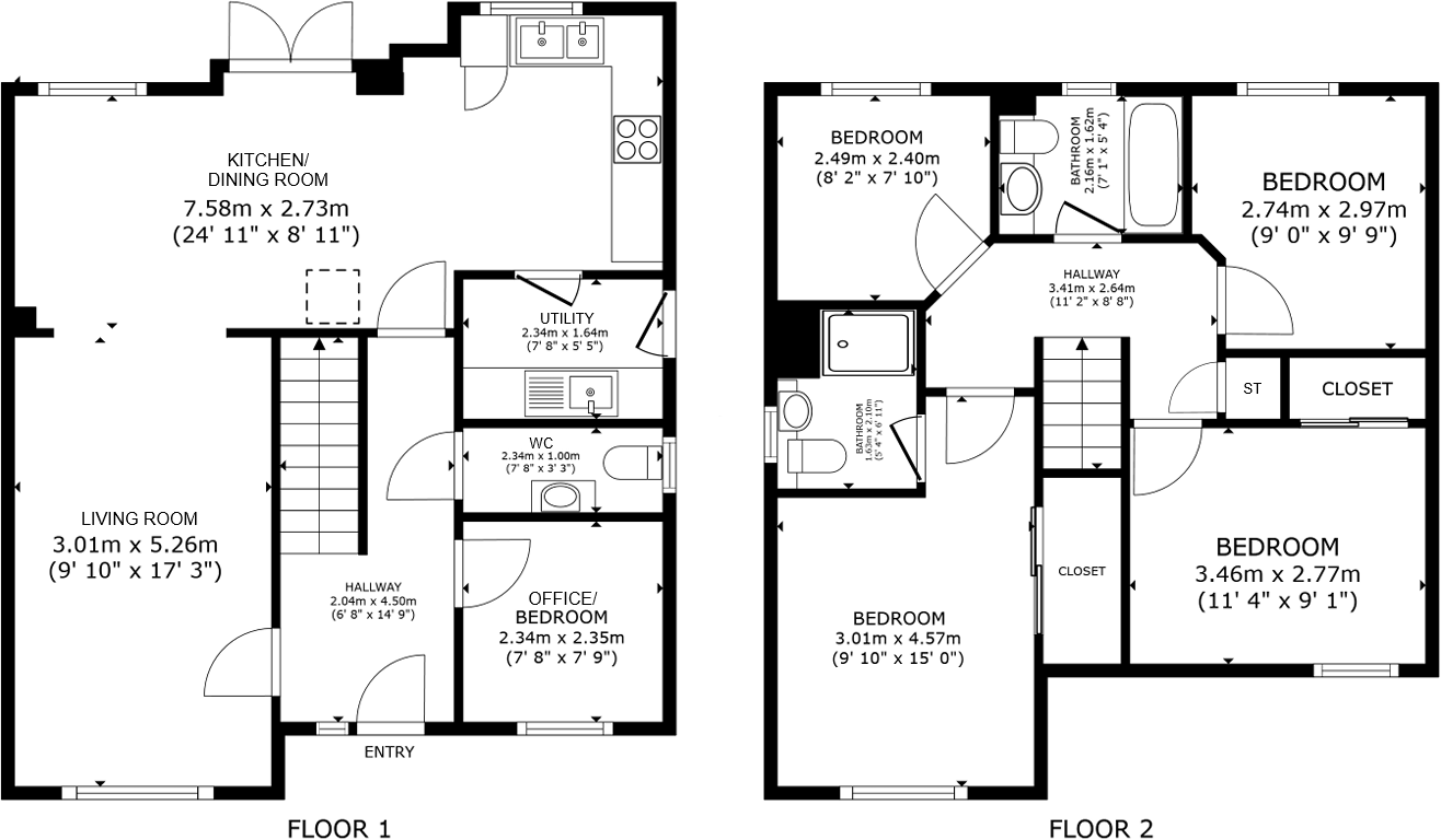 Rowan Drive, Plean, Stirling, FK7 floorplan