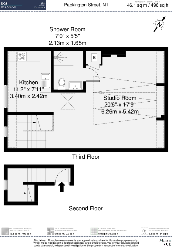 Packington Street, Islington, London floorplan