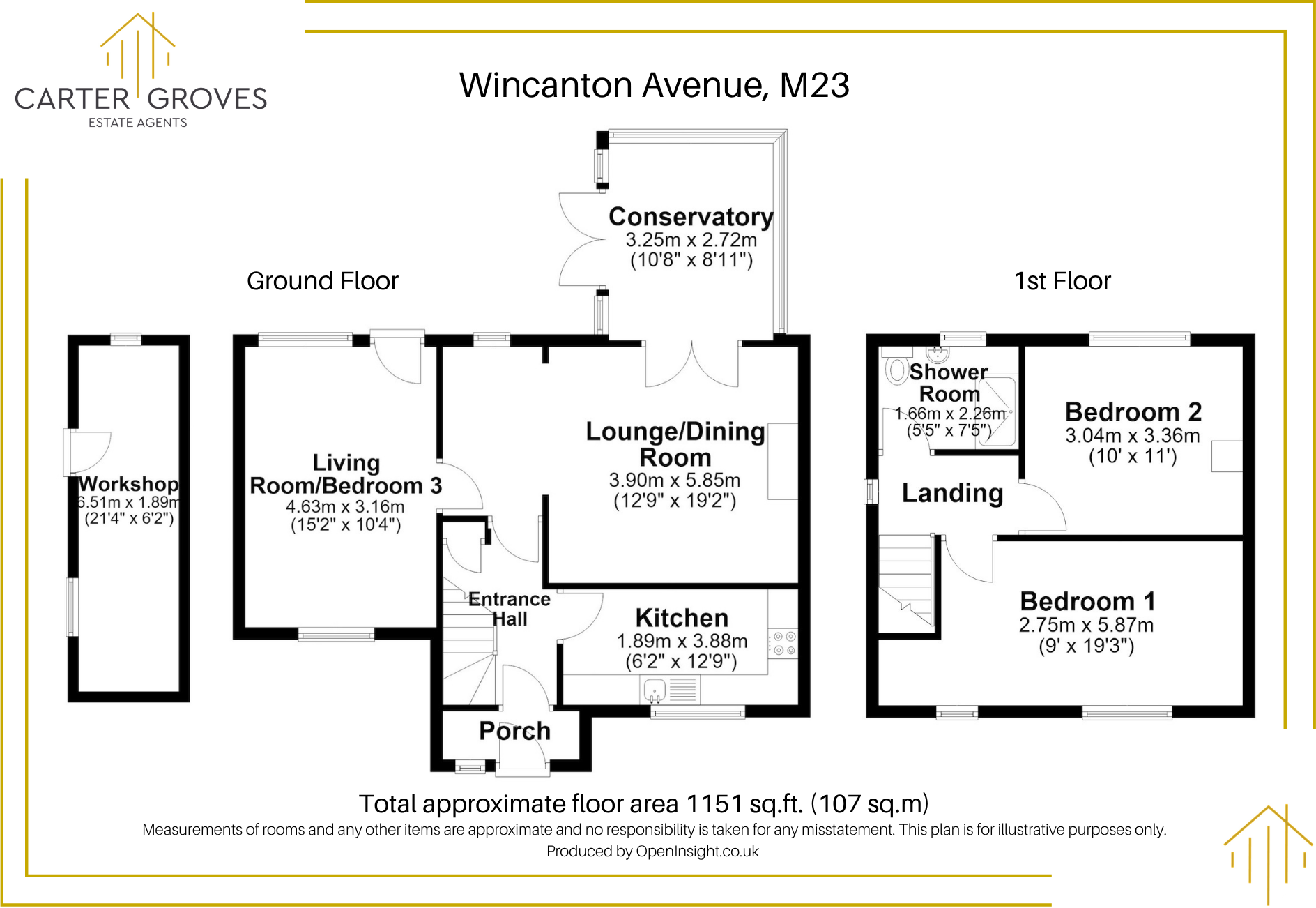 Wincanton Avenue, Manchester, Greater Manchester, M23 floorplan