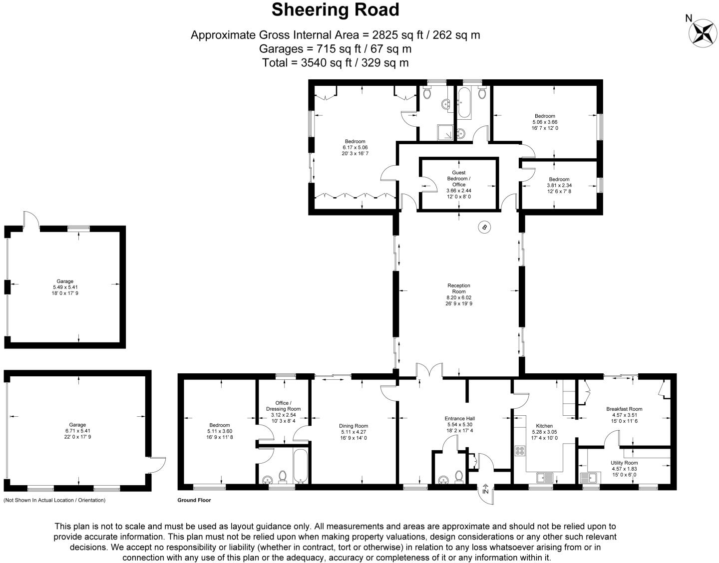 Sheering Road, Old Harlow, Essex, CM17 floorplan