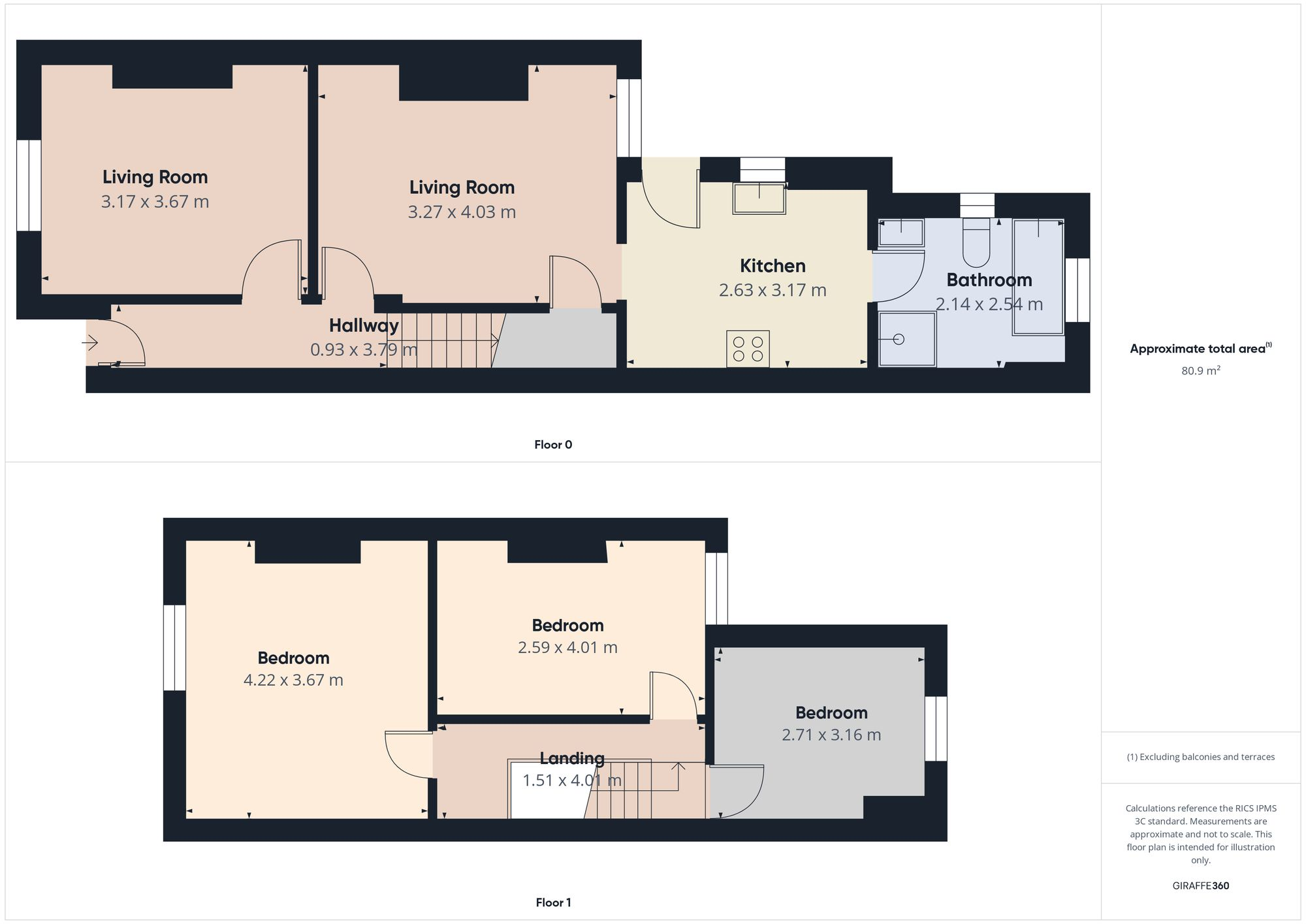 Catherine Street, Chester, CH1 floorplan