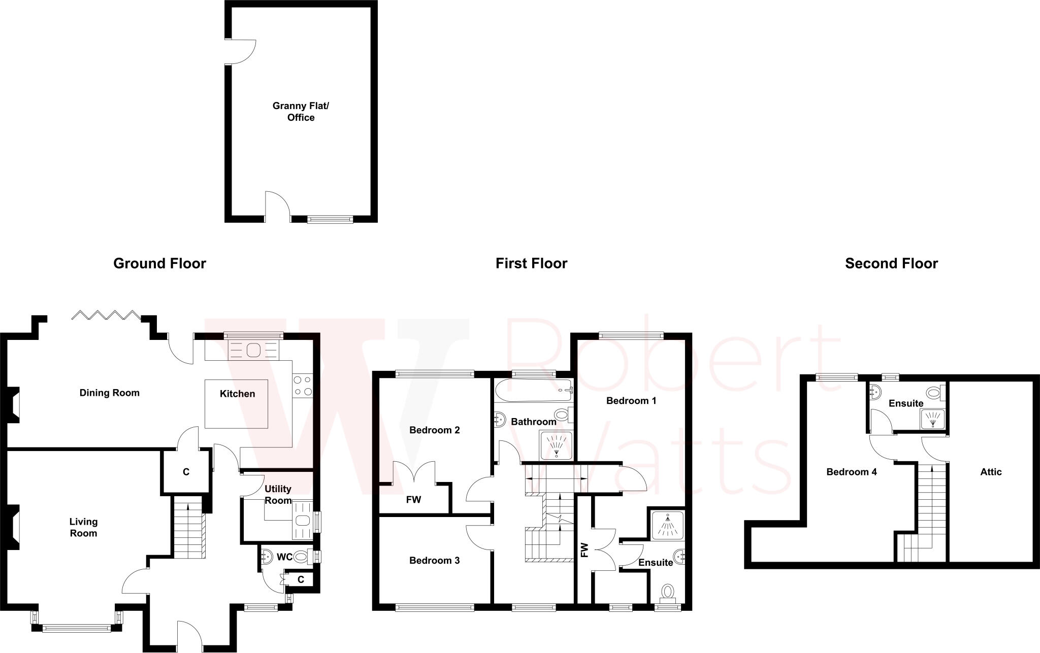 Moorlands Road, Birkenshaw, Bradford, West Yorkshire, BD11 floorplan