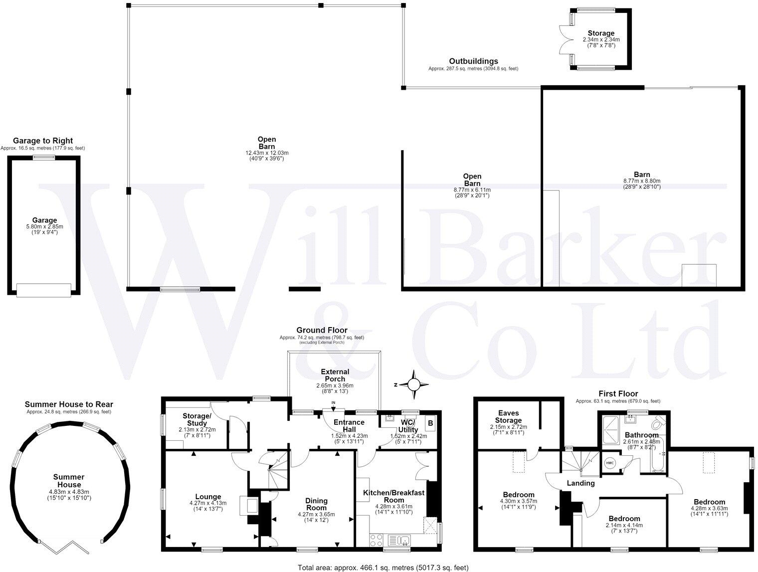 Westcliffe, Ruskington, Sleaford, Lincolnshire, NG34 floorplan
