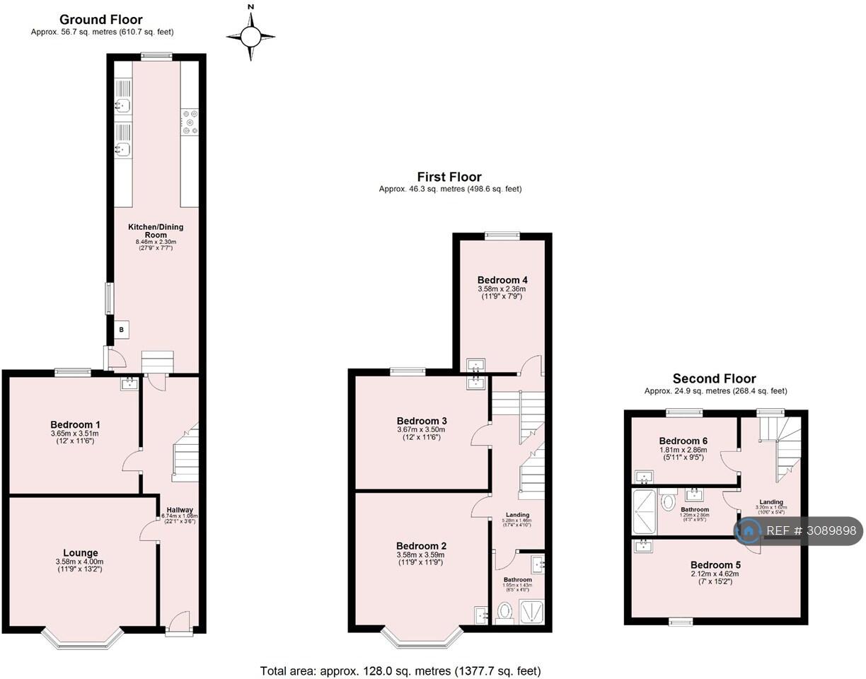 Elm Grove, Brighton, BN2 floorplan