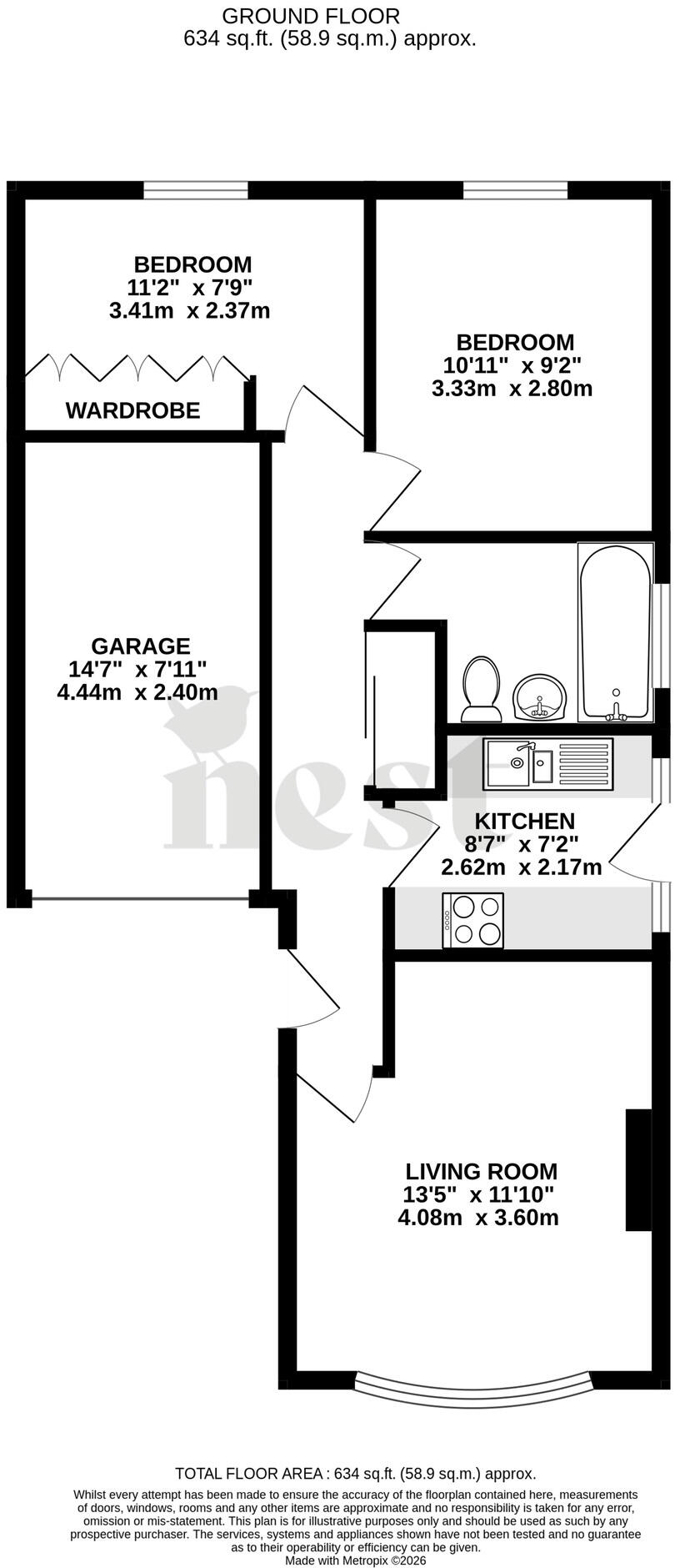 Broadly Gardens, Monkton Heathfield floorplan