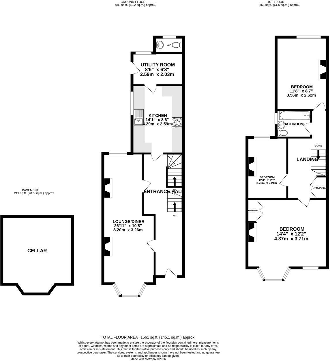 Balmoral Road, Gillingham, ME7 floorplan