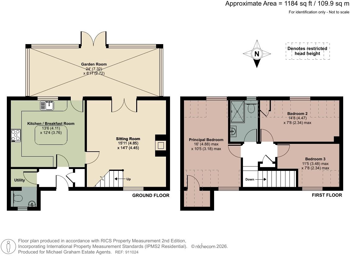 Queen Catherine Road, Steeple Claydon, Buckinghamshire, MK18 floorplan