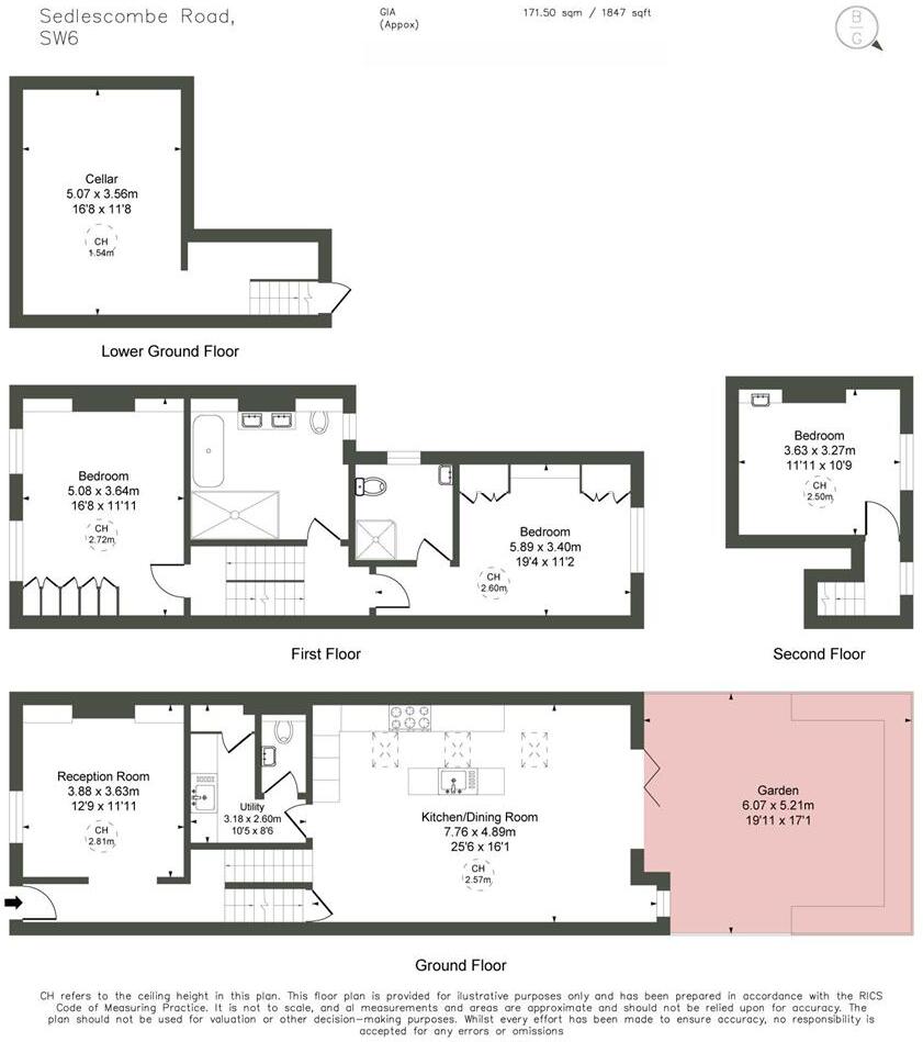 Sedlescombe Road, Fulham floorplan